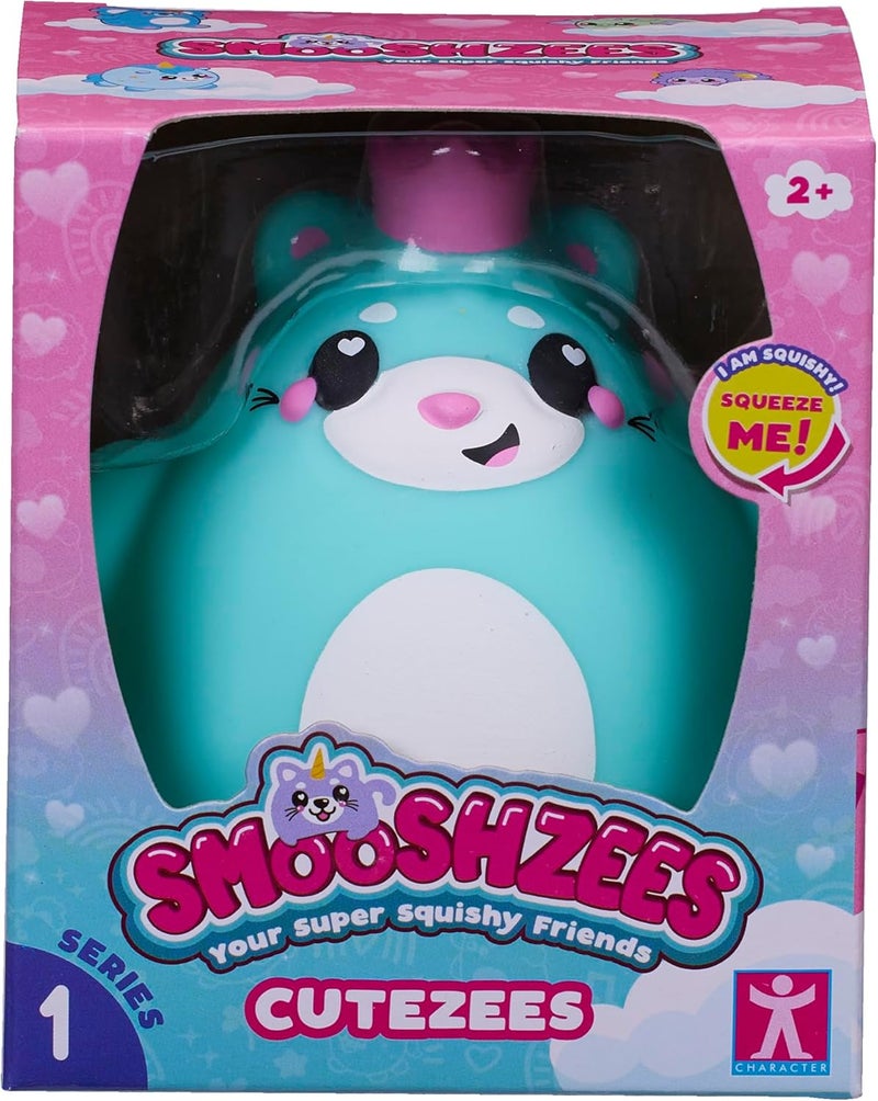Smooshzees Cutezees Esme, Green Kitty, Collectable Characters, Supersoft, Cuddly and Squishy! - Image 1